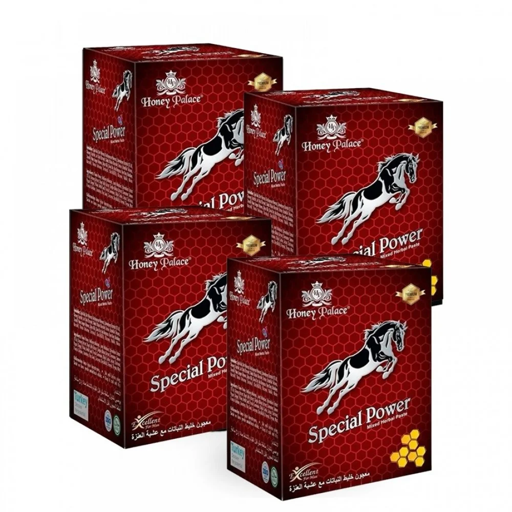عرض خلطة عسل الحصان البري بخلاصة الإبيميديوم والأعشاب - 4 باكت
